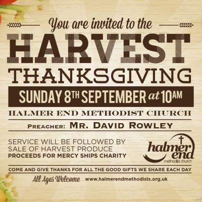Halmer End Harvest Poster 2019