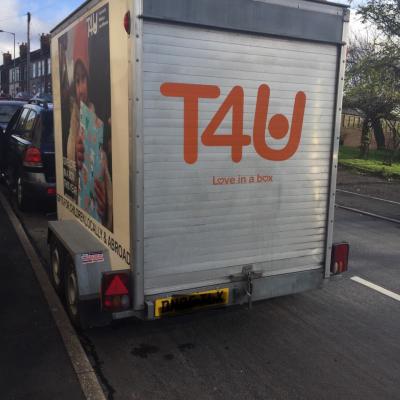 T4U trailer filled